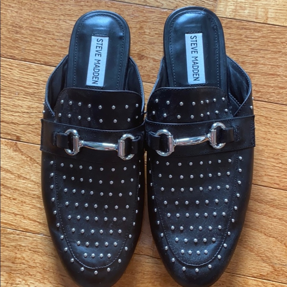 Steve Madden Studded Slip on Loafer